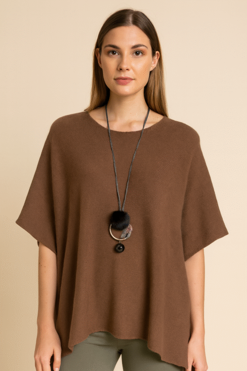 Pull Poncho Oversize – Made in Italy