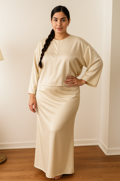 Ensemble Satin Élégance – Made in Italy