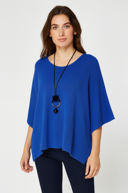 Pull Poncho Oversize – Made in Italy – Image 4