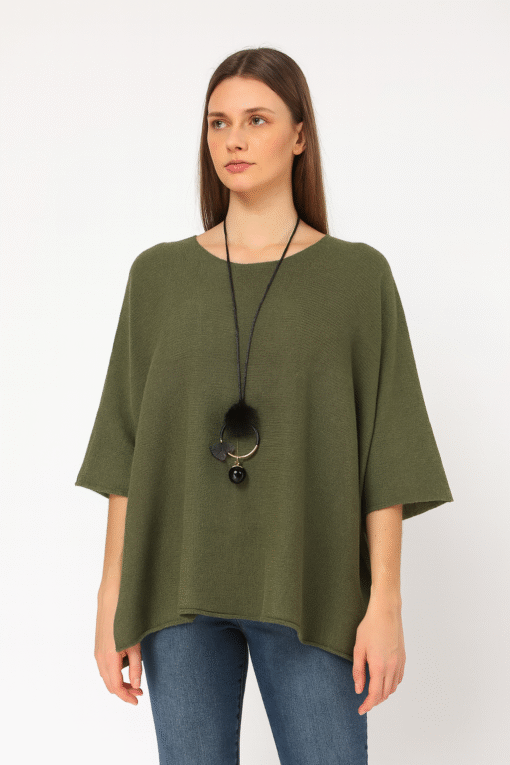 Pull Poncho Oversize – Made in Italy – Image 8