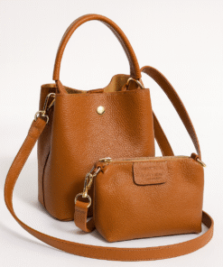 Alternative view of Sac à Main & Pochette en Cuir Véritable – Made in Italy