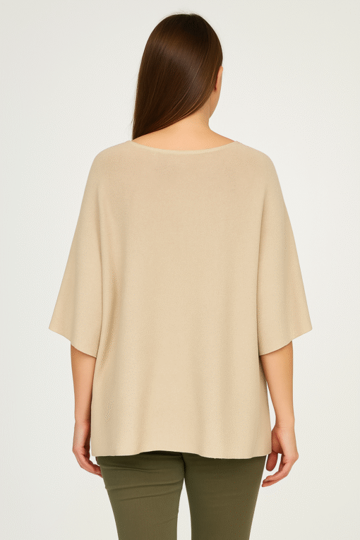 Pull Poncho Oversize – Made in Italy – Image 3