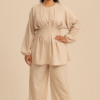 Ensemble Tunique & Pantalon Large – Beige