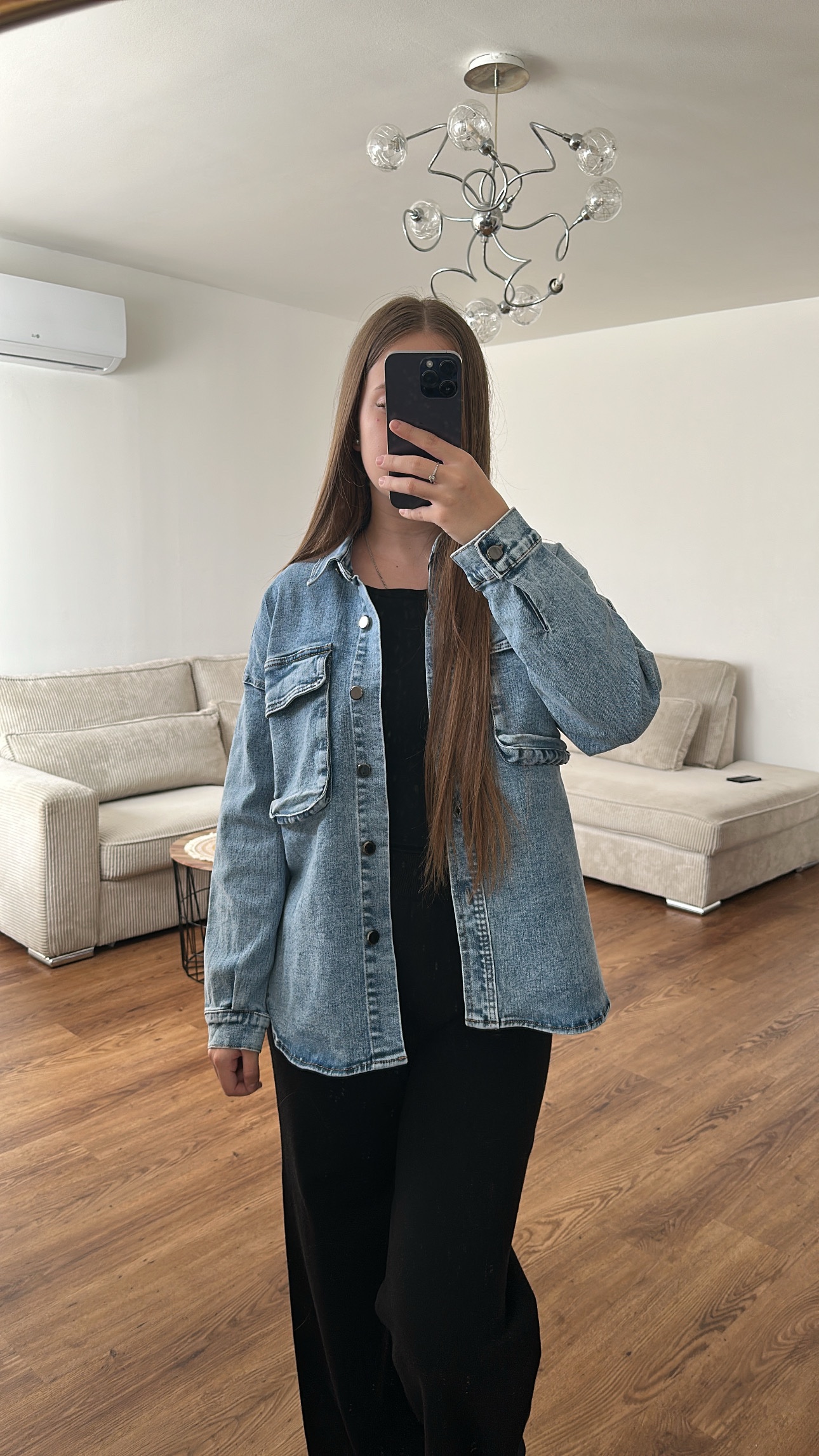 Veste Chemise Jeans Oversize Femme – Made in Italy