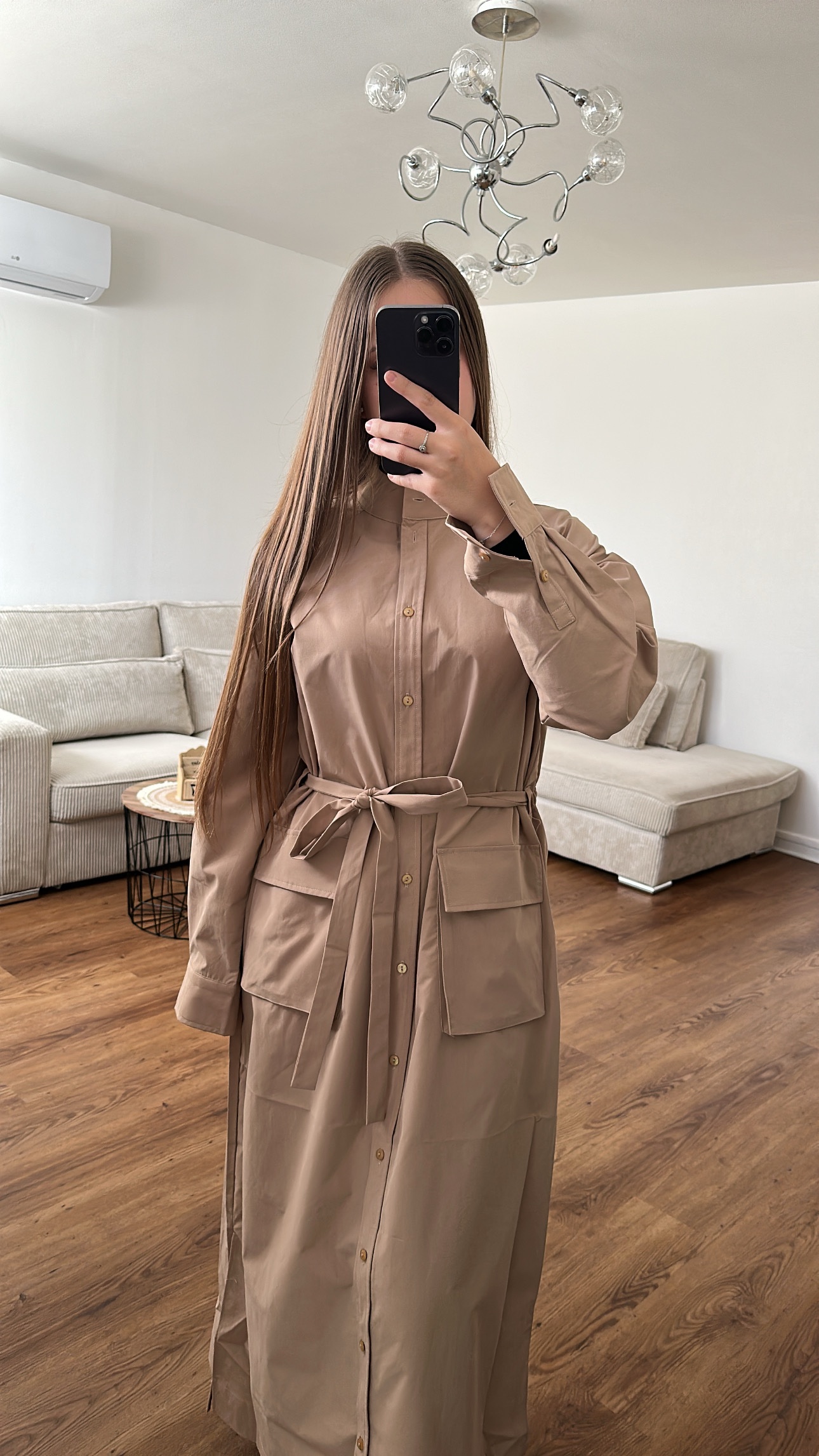 Robe Chemise Longue – Rosa Shock