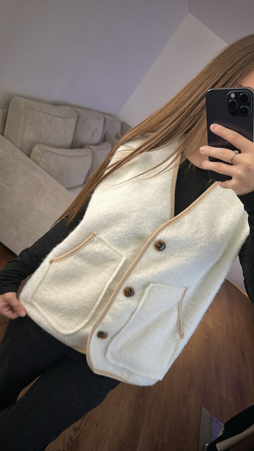 Veste Sans Manches Liseré