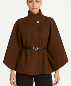 Cape Élégante avec Ceinture – Made in Italy